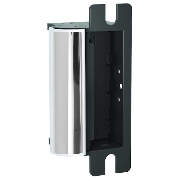 Grade 1 Electric Strike Body, Fail Secure, 12/24VDC, Latchbolt Monitor, Bright Stainless Steel
